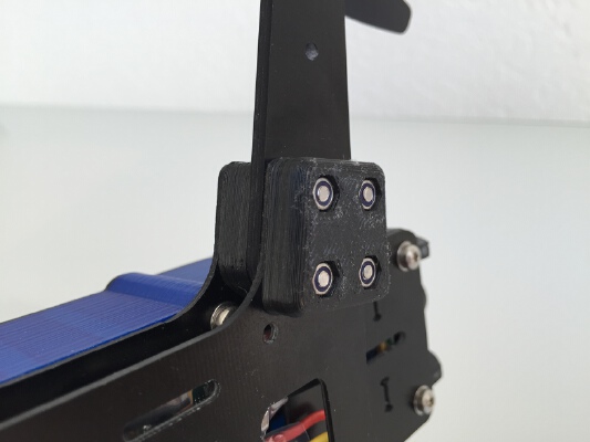 Spacer & landing feet for r.250 FPV race quad from untestedprototype | 3d print model