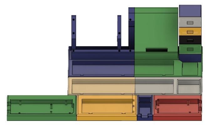 Breadboard+LCD+Keypad | 3d print model