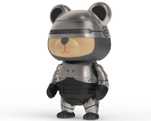 86Duino RoboCop Bear _ 機器戰熊 | 3d print model