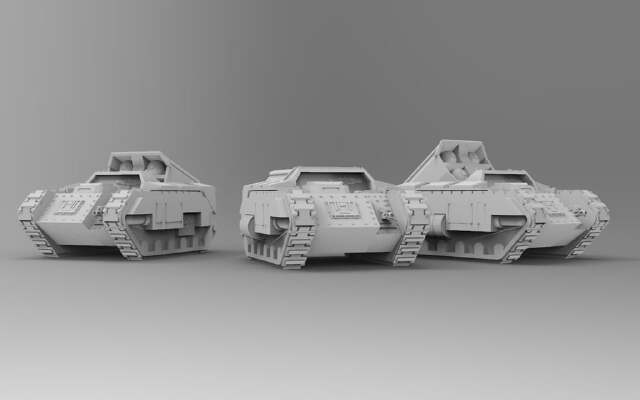 Rain the Fires of Vulcan - Jericho Artillery | 3d print model