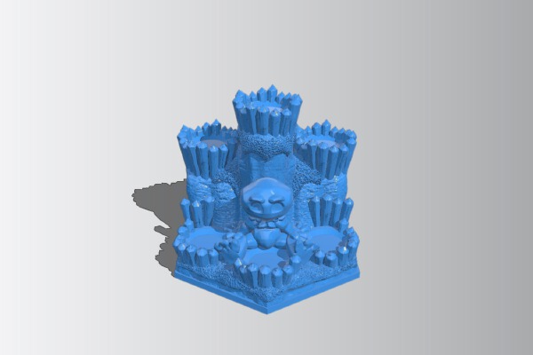 Rock Golem Dice Pedestal | 3d print model