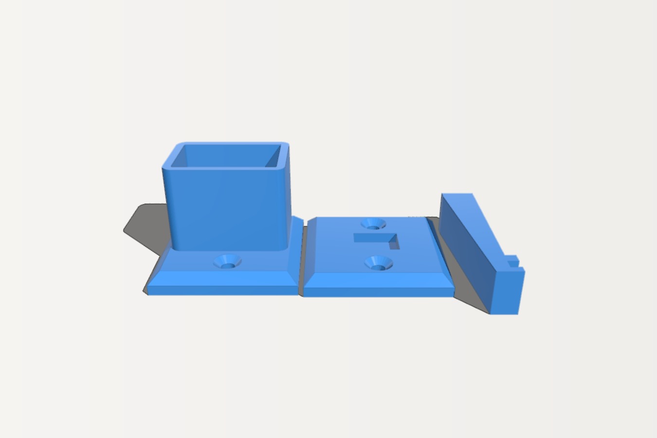 Wall mount display bracket for "Blaster Rifle Print Ready"