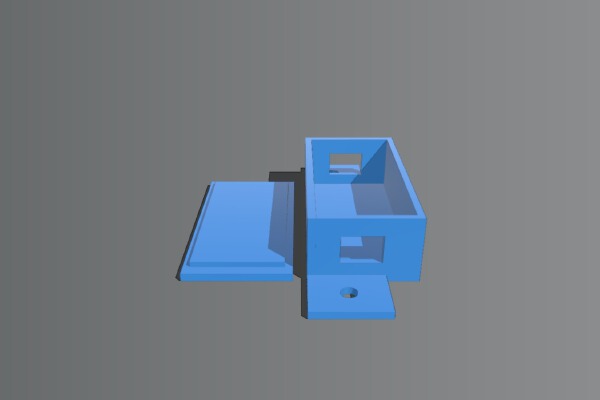 LM-2596 Voltage Regulator Mounting Box for 2020 | 3d print model