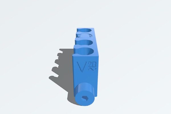 Engine - Print in Place (Wave pattern, Cross Plane) | 3d print model