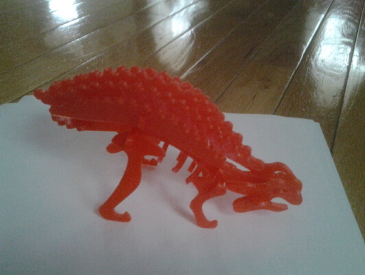 Ankylosaurus Classic Puzzle in PLA | 3d print model