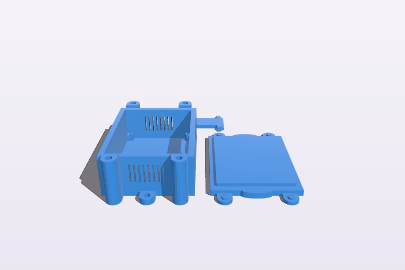 Wemos D1 Mini Pro Double Relay Case _ Garagentor Steuerung Case