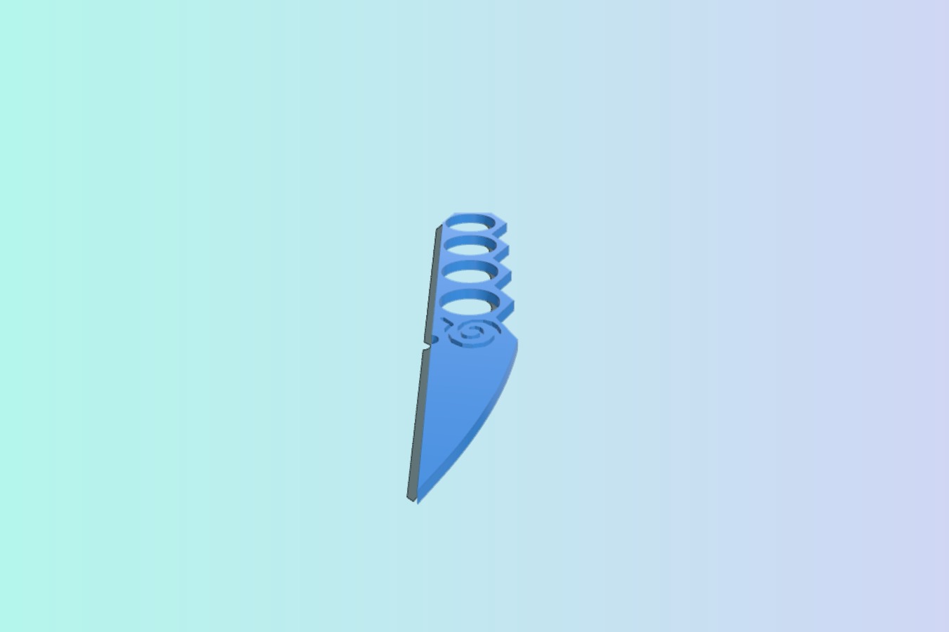 Naruto: Asuma Wind Style Knife