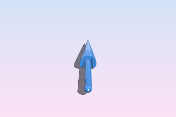 [WIP_Dimensions Request]: Stormfly's tail missile | 3d print model