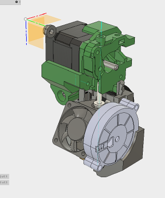 CR10 stock motor DIRECT mod , mk8-10 HEAVY DUTY | 3d print model