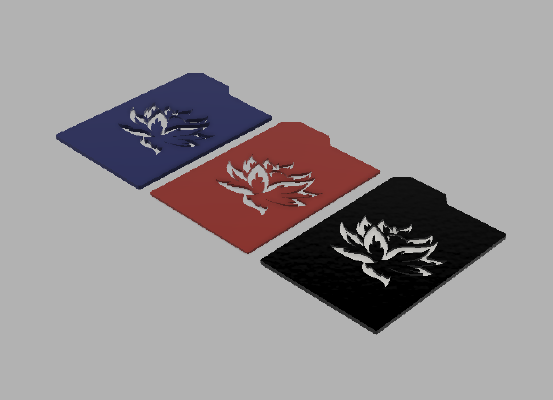 MTG deck separator (black lotus ver) | 3d print model