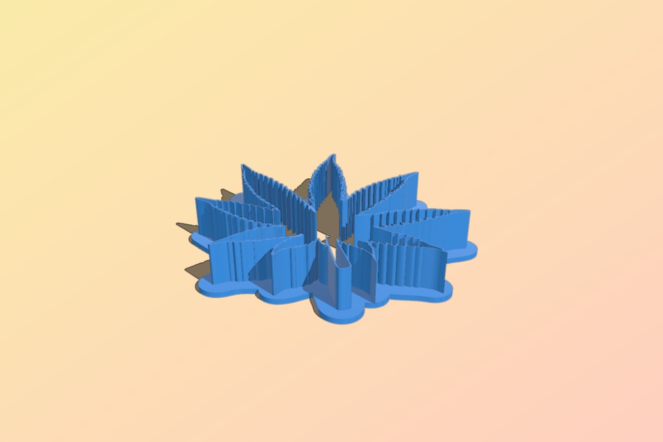 Marijuana leaf cookie cutter