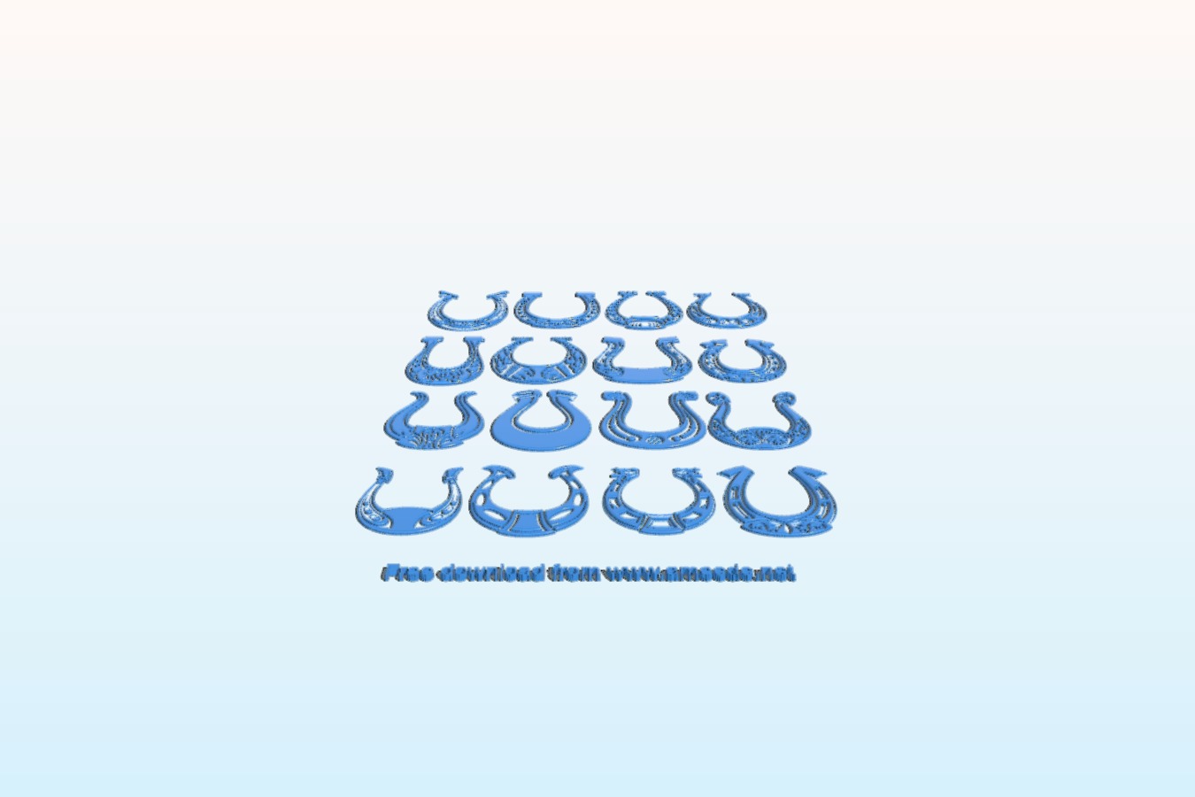 Horseshoe pattern