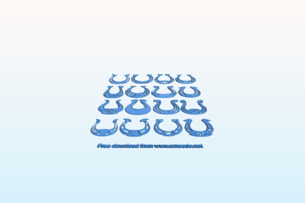 Horseshoe pattern | 3d print model