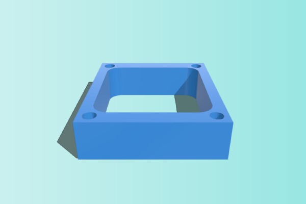 Universal 40mm Kraken Fan Duct | 3d print model