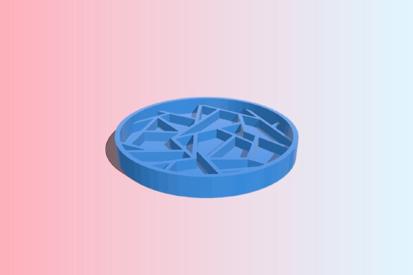Deus Ex Drink Coaster. | 3d print model