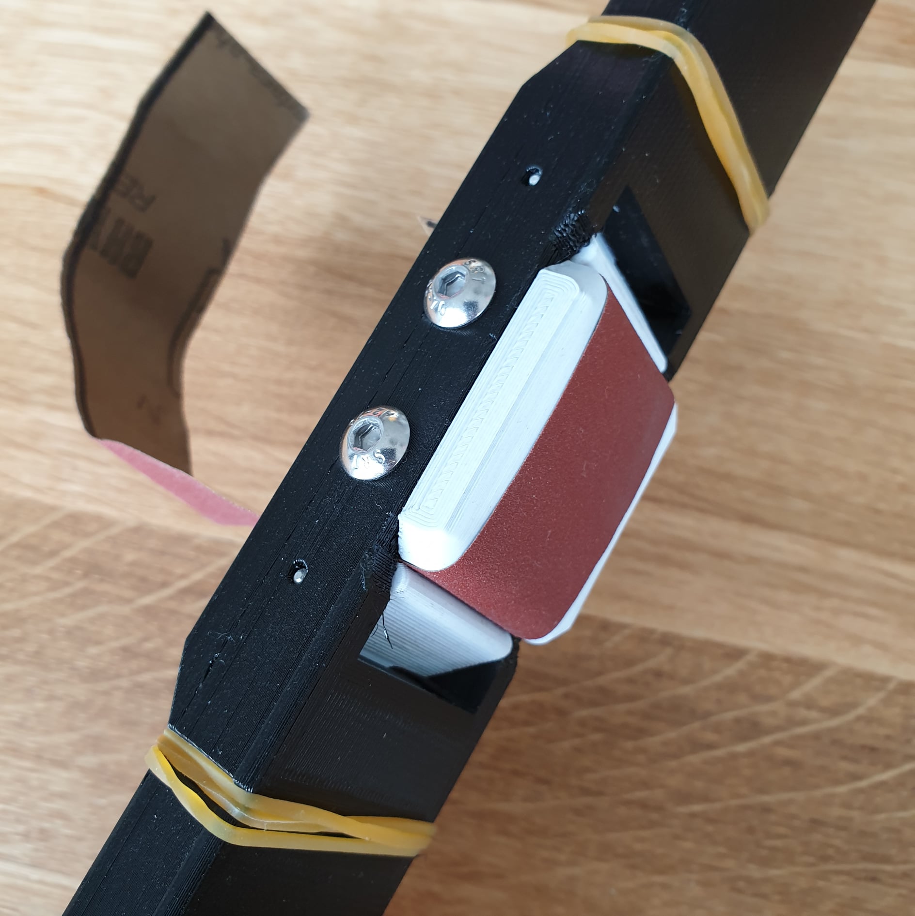 DEPRECATED Knifemaking handsanding stick for hollow and flat grinds