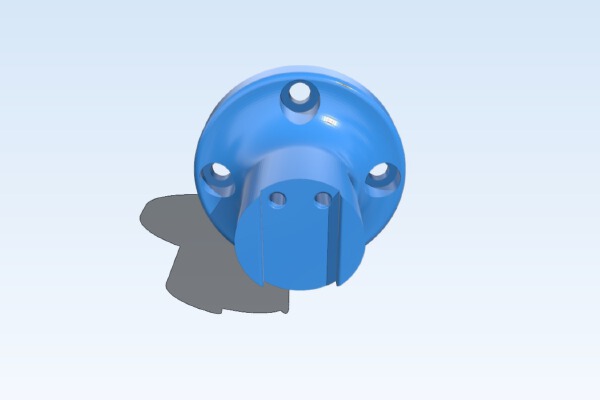 Vacuum Gripper holder for industrial robot arm | 3d print model