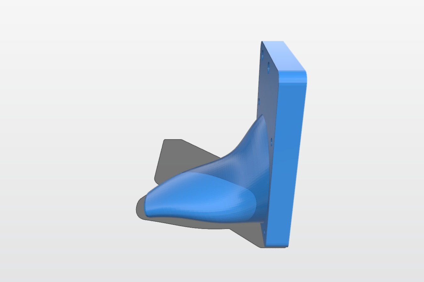 Lulzbot dual extruder fan mount