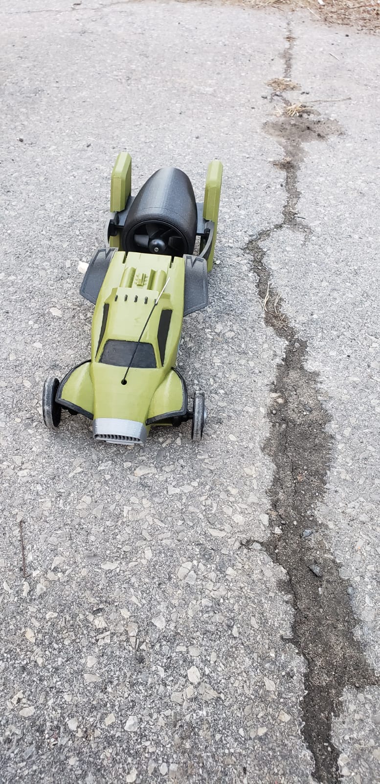 Jet-powered OpenRC Car