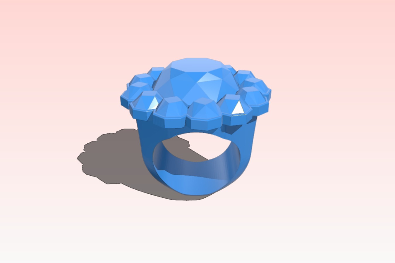 Rhinestones Ring
