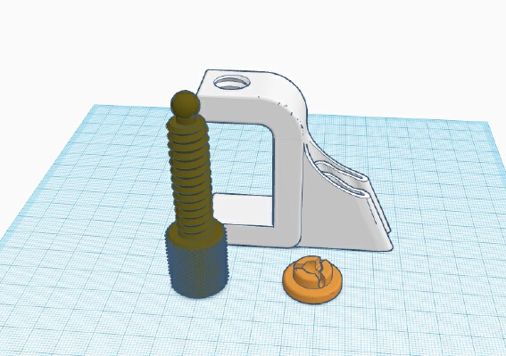 Oculus Rift sensor clamp | 3d print model