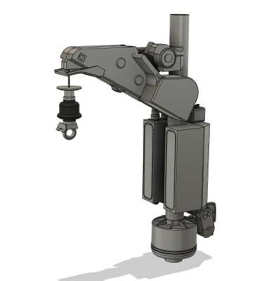Winch For Helicopter Bell UH-1D | 3d print model