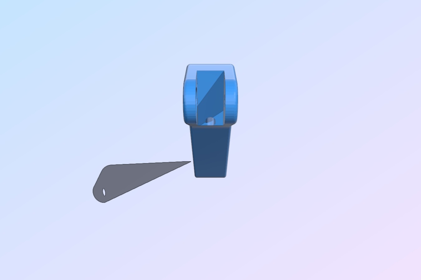 Spring loaded extruder mod for Creatr dual exstruder -V5 final version