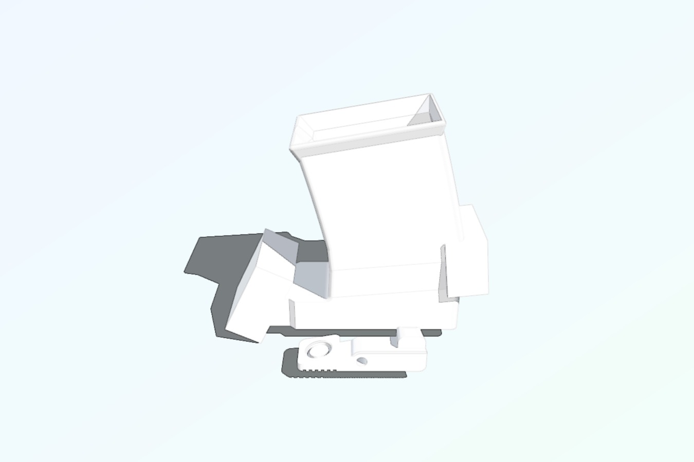 Airsoft MP5 mag adaptor for AK