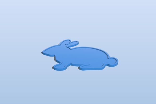 Bunny Fridge Magnet | 3d print model