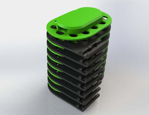 spool stacker _ Stapelhilfe | 3d print model