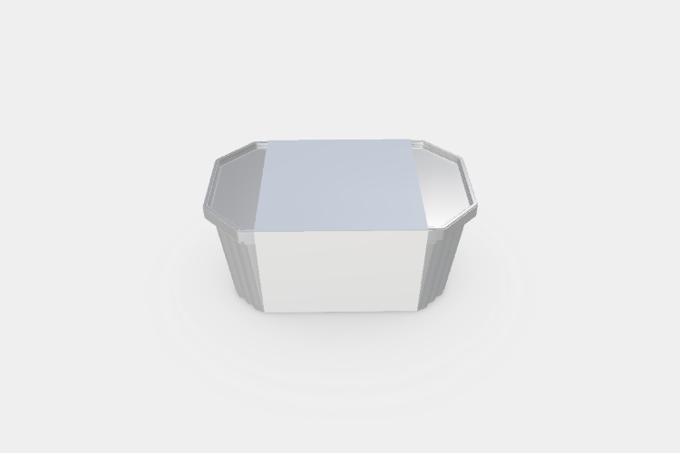 Plastic Container Sleeve Mockup