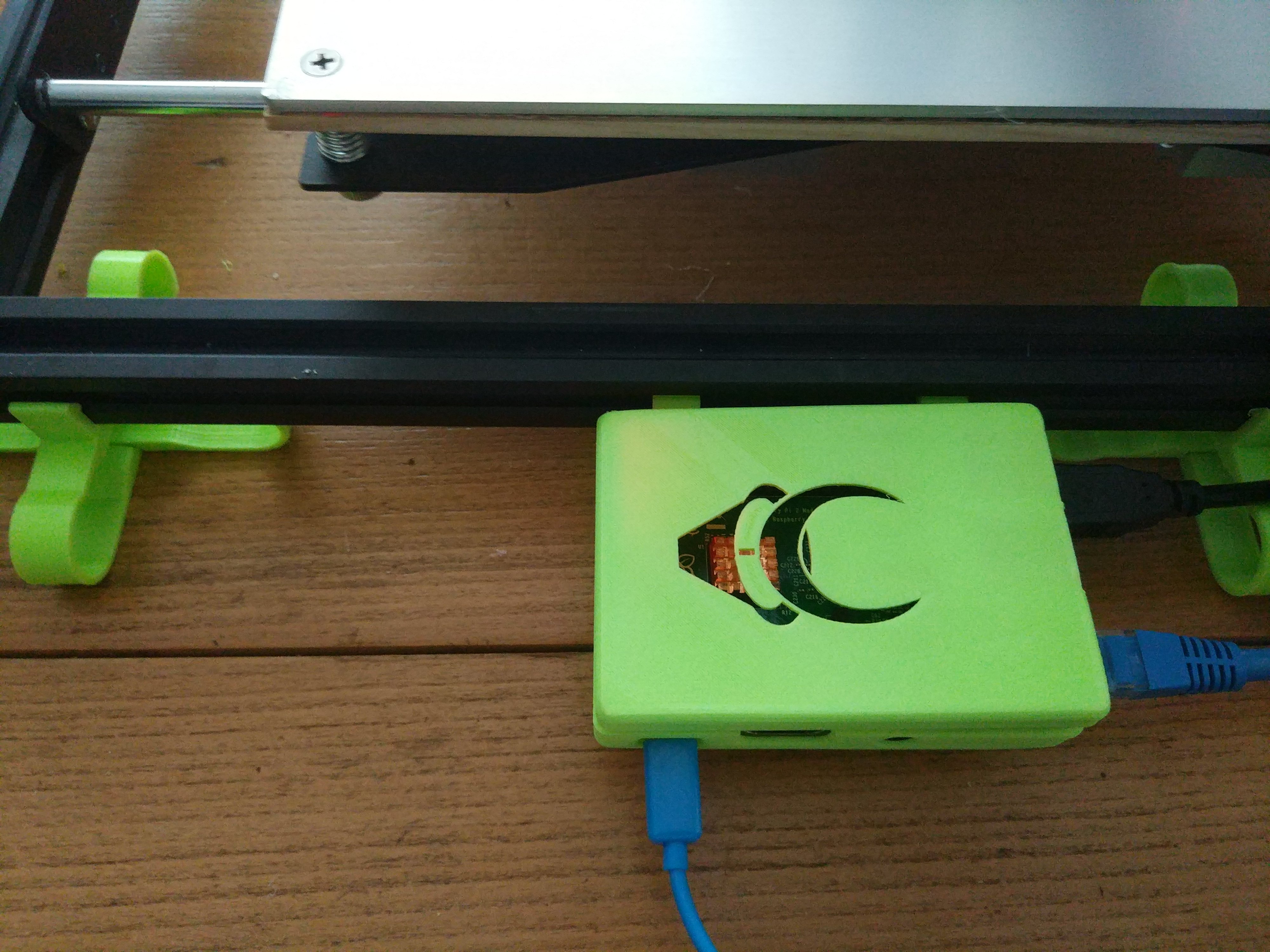 RaspberryPi 3 case, no screws, 3030 Mount