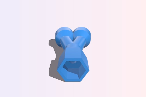 E3D V6 Y-Splitter (2-way) | 3d print model