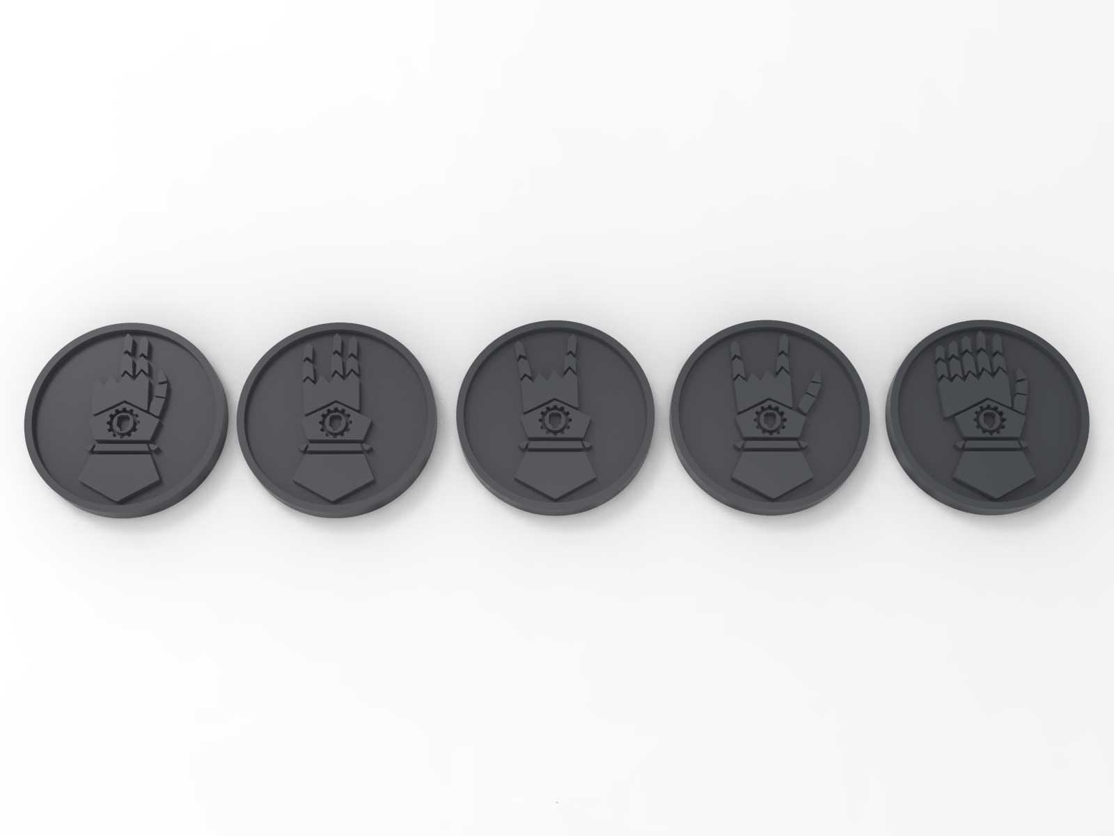 Iron Hands Counting Hands Objective Markers