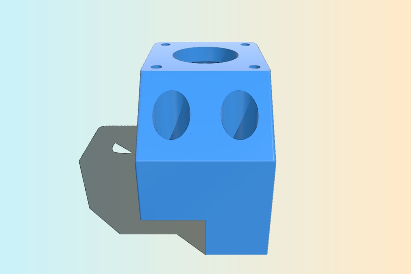 CoreXY 4040 Extrusion End Mount X_Y Motor Mount