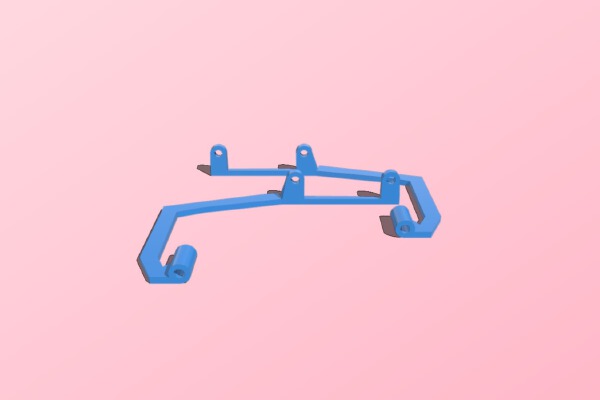Very simple Sanguino 40mm fan holder | 3d print model