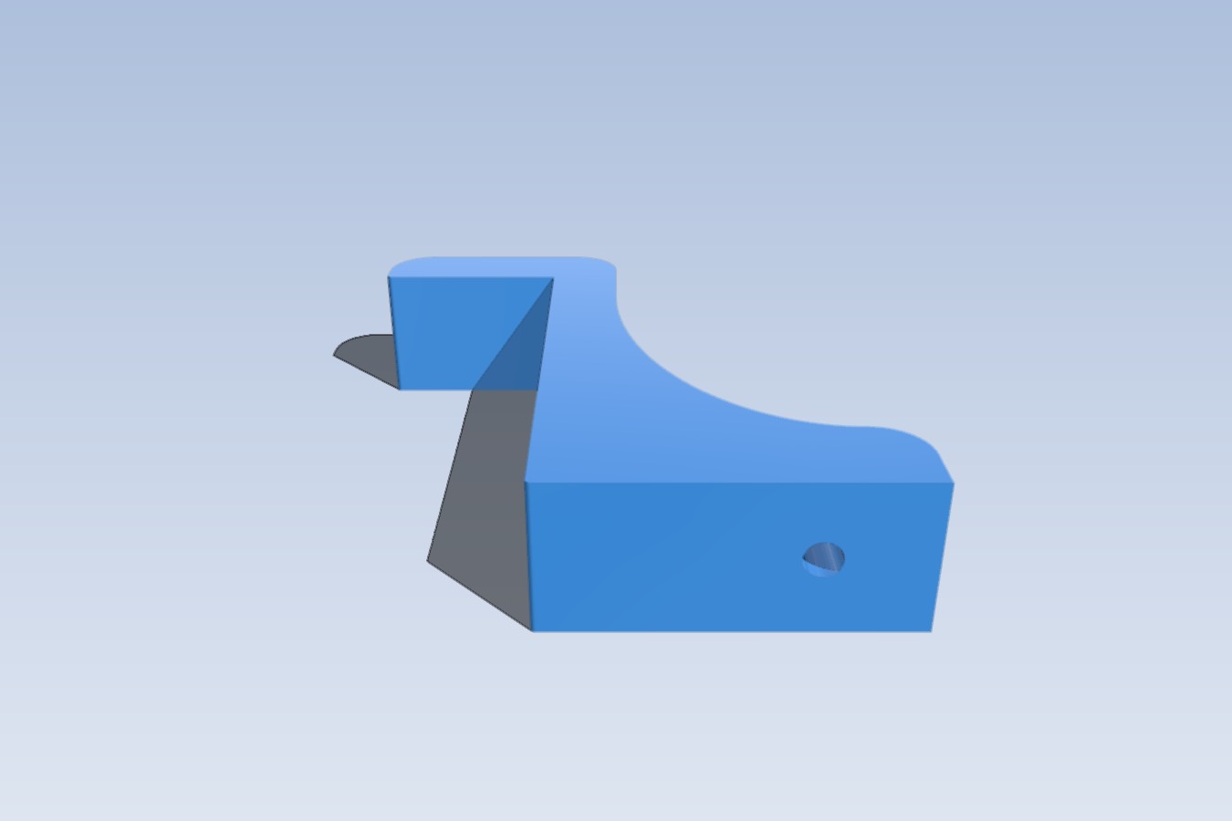 Underdesk Wii U power supply bracket