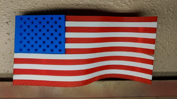 American Flag | 3d print model