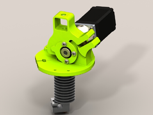 deLtabot direct extruder | 3d print model