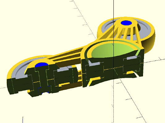 608's spinner | 3d print model