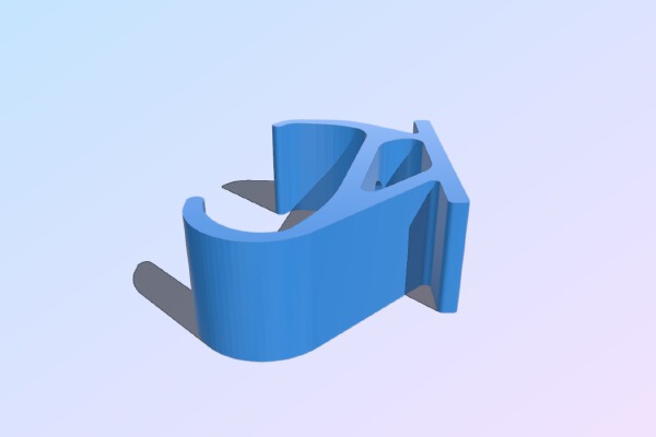 Wii U Pro Controller Wall Mount | 3d print model