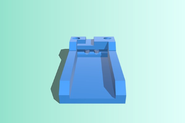 Receiver Mount Graupner GR-16 | 3d print model