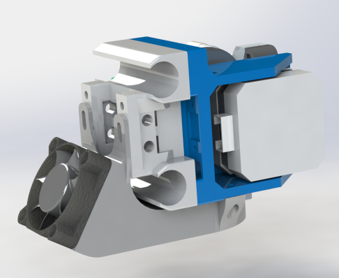 Titan Aero head mount for Hypercube Evolution + Addons