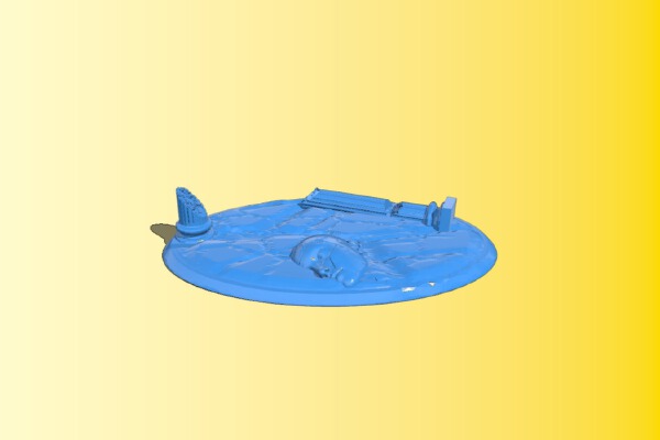 Imperial Knight Ruins Base | 3d print model