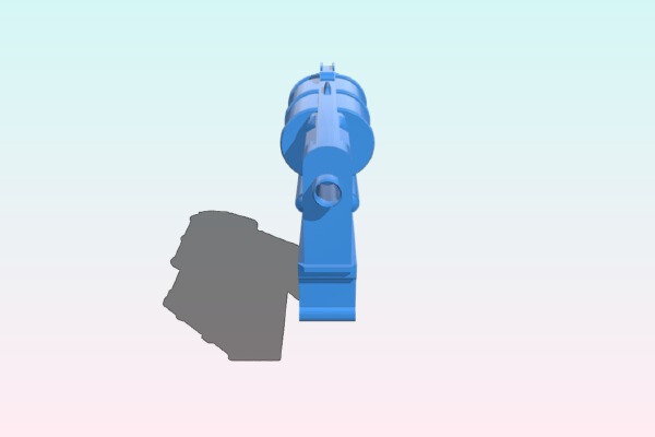 Mara Jade Skywalker's Blaster | 3d print model