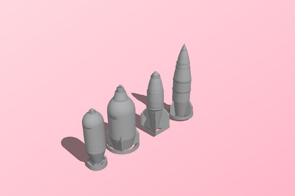 Bomb collection 03 | 3d print model