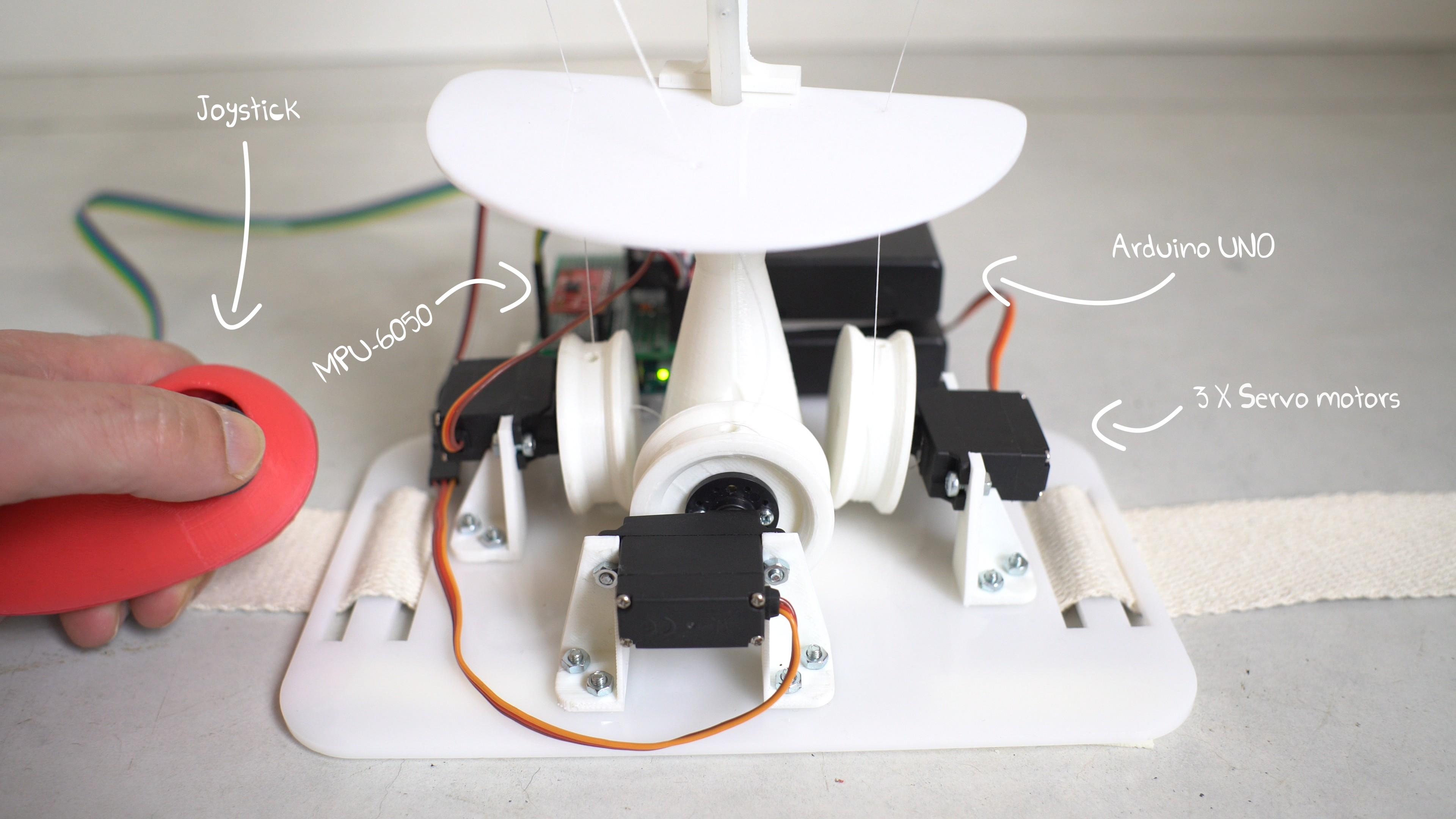 Animatronic Tail by circuito.io