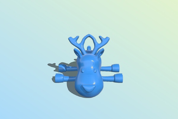 Small Jointed Reindeer | 3d print model