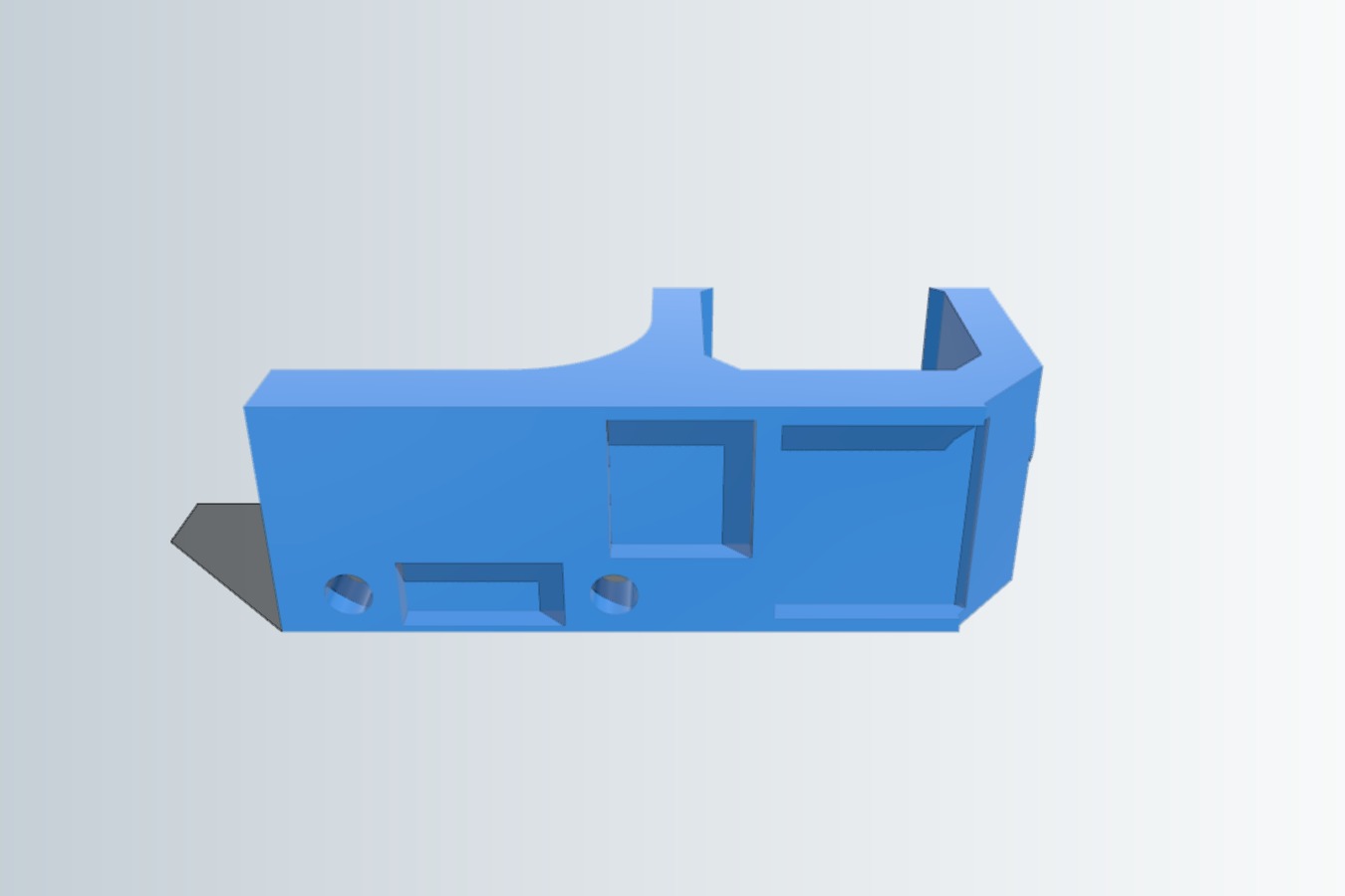 Opto endstop adaptor for hiwin 20mm rail