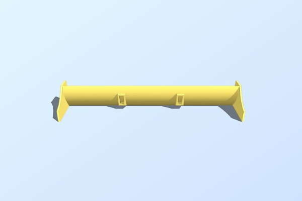 LaTrax Rally Spoiler Wing | 3d print model